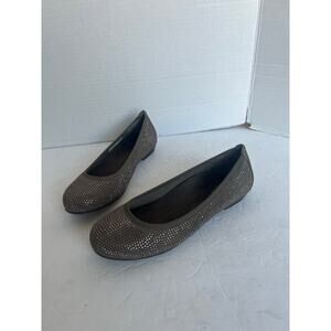 Vionic Spark Willow Taupe Ballet Flat Round Toe Slip On Comfort Shoes Size 6.5